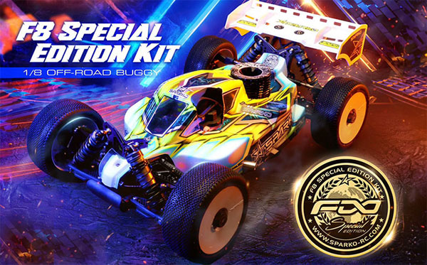 Sparko Racing 1/8 F8SE Special Edition Nitro Kit 