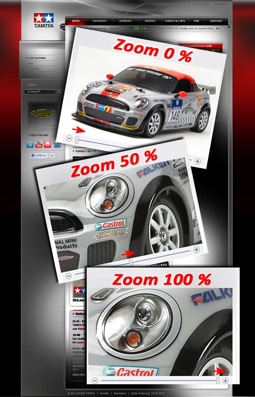 Tamiya Tamiya/Carson mit Zoombildern