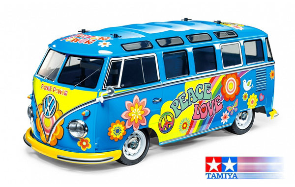 Tamiya VW Bus T1 Flower Power