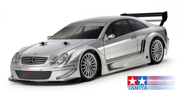 Tamiya MB CLK AMG 2002 TT-02 Silb.Lack