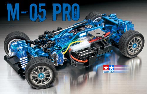 Tamiya M-05 Pro Chassiskit blau
