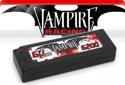 Vampire-Racing 6200mAh 60C Stick LiPo Akkus