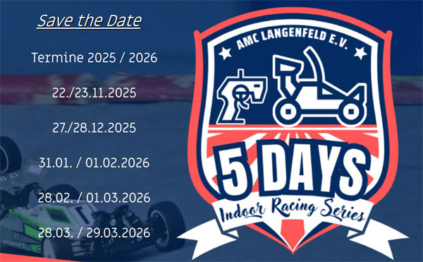 Veranstaltung Five Days Save the Date