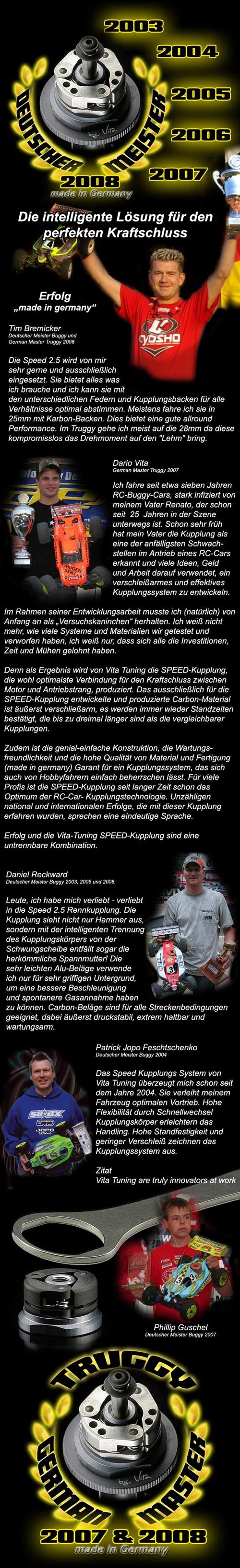 Tourex Competition Speed Kupplung - Erfolg Made in Germany