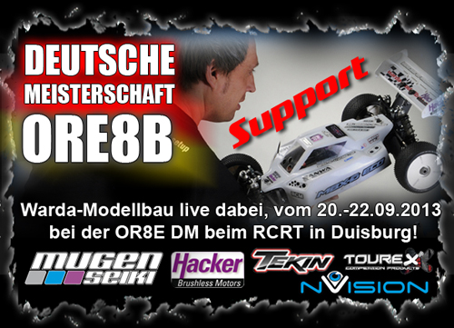 Warda Modellbau Warda Support bei ORE8B DM